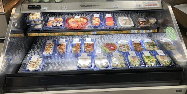 Sushi case