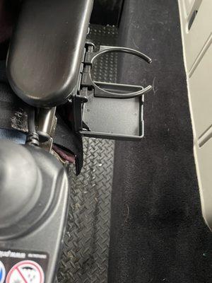 New cup holder attachment on my wheelchair