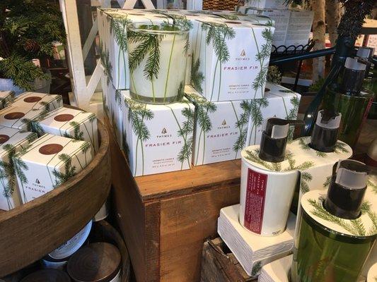 Frasier Fir candles, awesome