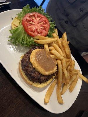 Bourbon burger