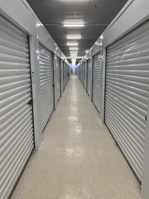 Climate Controlled Self Storage Hallway