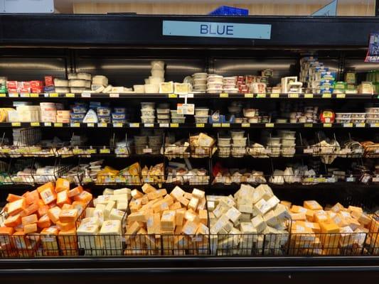 Blue cheese varieties.