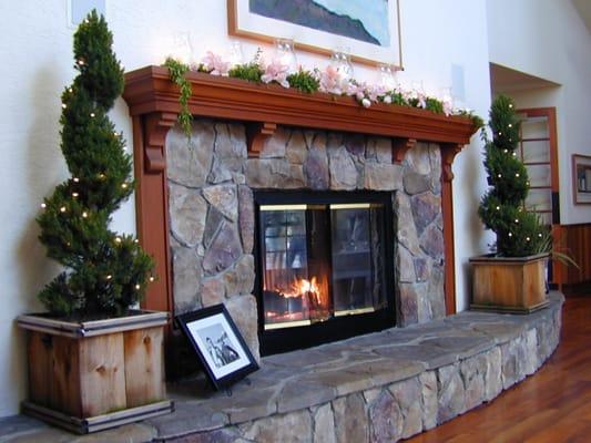 Lobby Fireplace