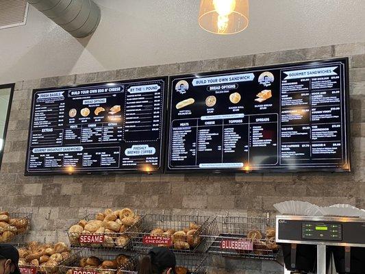 Menu display