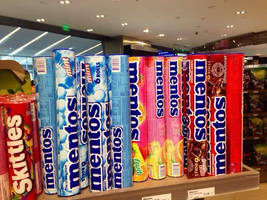 Giant mentos containers...