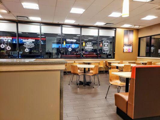 Dining Area at Dunkin Canaan