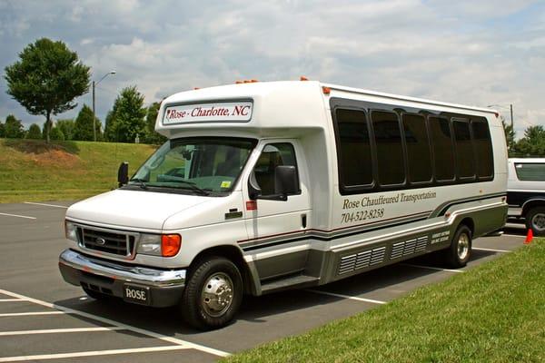 We can easily accommodate groups of 21 - 24 with a Rose minibus.