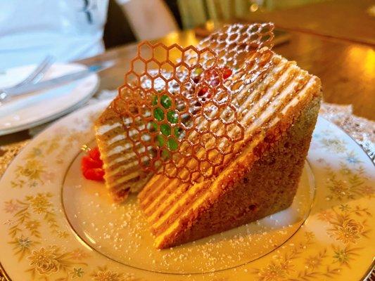 Medovik (Russian honey cake) - so good!!!!!