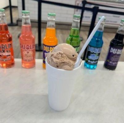 Classic Chocolate Ice-Cream with more soda!