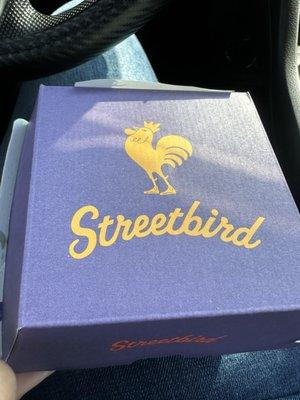 Street bird chicken sandwich