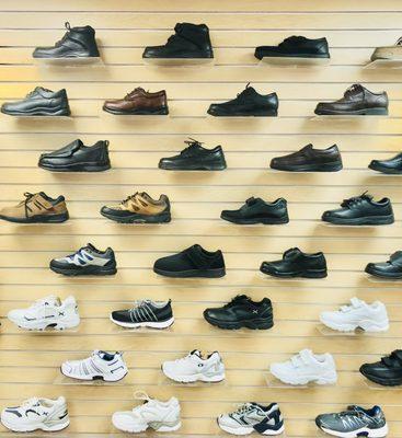 We have a wide range of men's diabetic footwear ranging from sizes 6.5-16, as well as widths N-XXW.