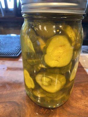 House pickles are now available