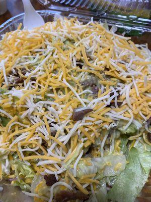 Salad extra cheese