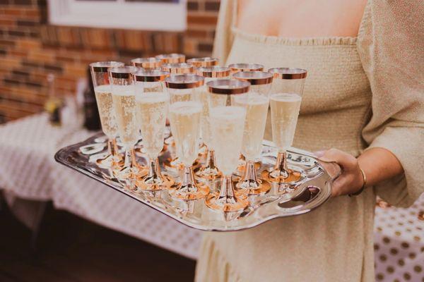 Fluted Specialty Drinks | Abbey Catering & Design