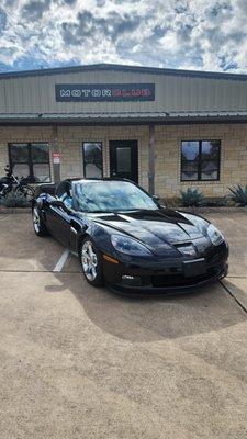 2012 Black Corvette Grand Sport