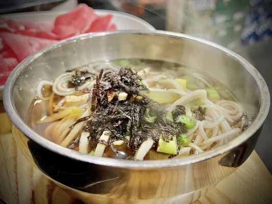 Anchobi noodle soup