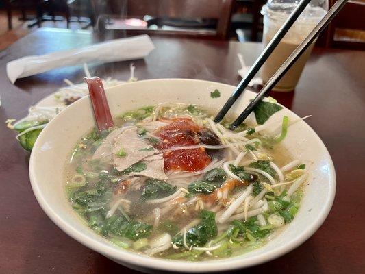 Pho Thai (that's the level of the soup in the bowl as served. They only sell one size. It's a medium size bowl. It's very good.)