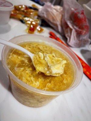 Exposed Egg Drop Soup! Super Delicious & Light~