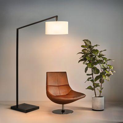 Stretch Chairside Arc Lamp, Matte Black