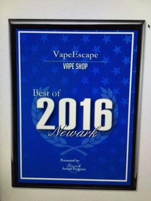 Voted Best Vape Shop 2016!