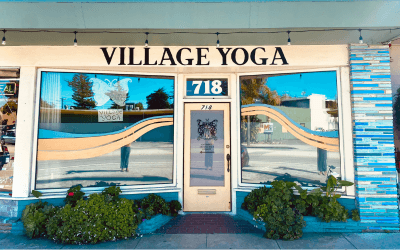 The front of Village Yoga on Soquel Ave across from Bay Photo.