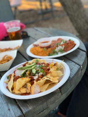 Nachos and Birria from Tacoconmaye