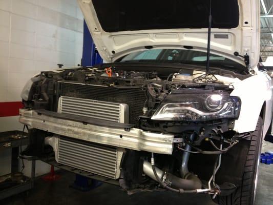 Front Mount Intercooler install!