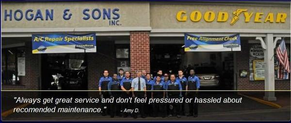 Our Awesome Auto Repair Professional Team!
 Hogan & Sons Tire and Auto Herndon - visit us online today: http://bit.ly/1VBalkf