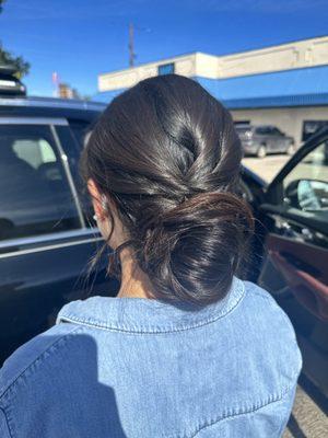 Wedding hair! Courtesy of Emorie!