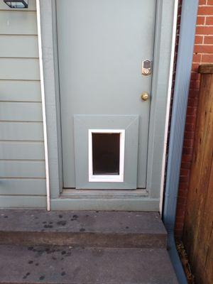 Custom dog doorand door repair