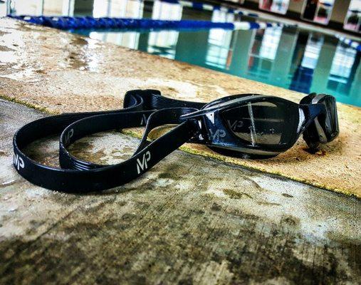 Many swim goggles and other gear like pull bouys, kickboards, and fins always in stock!