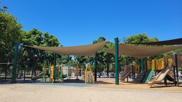 Nice and shady playground.