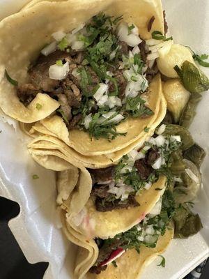 Steak tacos