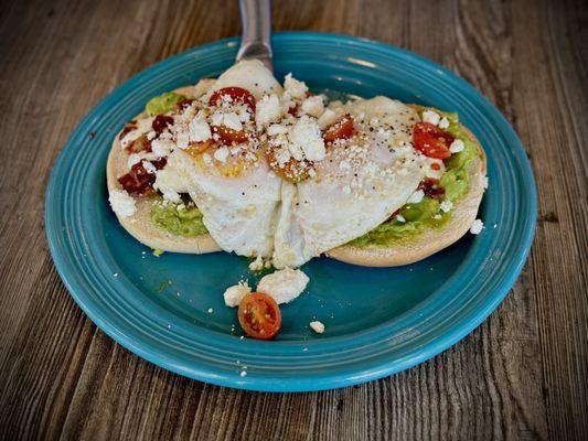 Bacon Egg Avocado Bagel