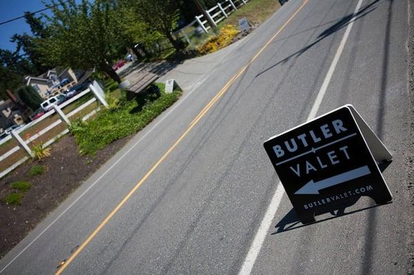 Butler Valet - Signage