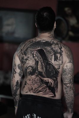 Full back piece by Vasily @kosha4_