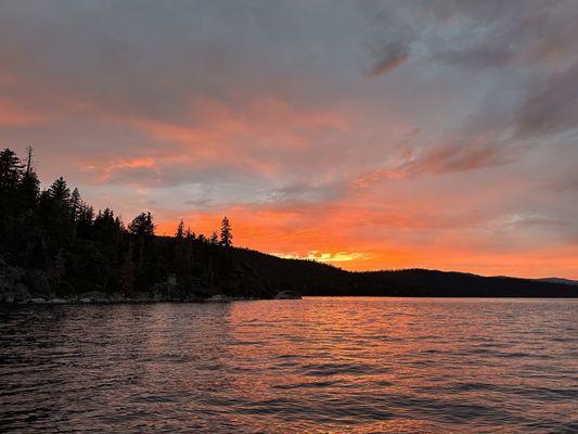 Sunset on Lake Tahoe