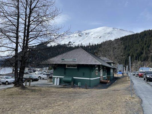 Old Railroad Depot building.