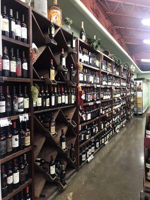 Large wine selection