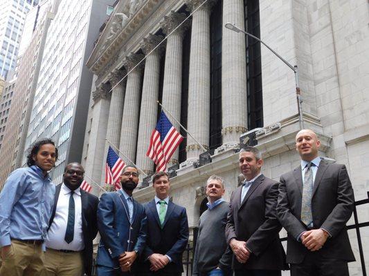 SoHo Dragon Team @ Wall Street Exchange next to our HQ