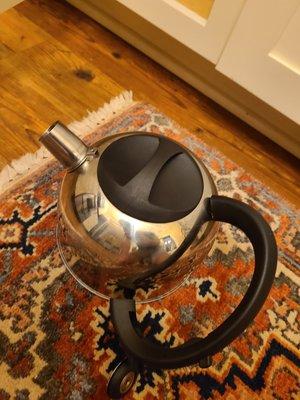 Busted tea kettle