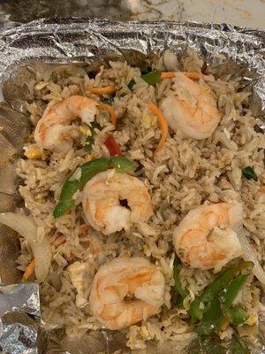 Shrimp Basil Fried Rice