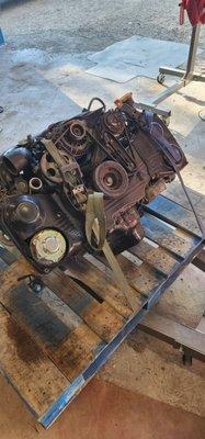 This the engine JDM Engine depot sent us that was supposed to be 40-50K motor.