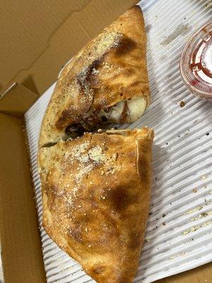 BBQ Chicken Calzone