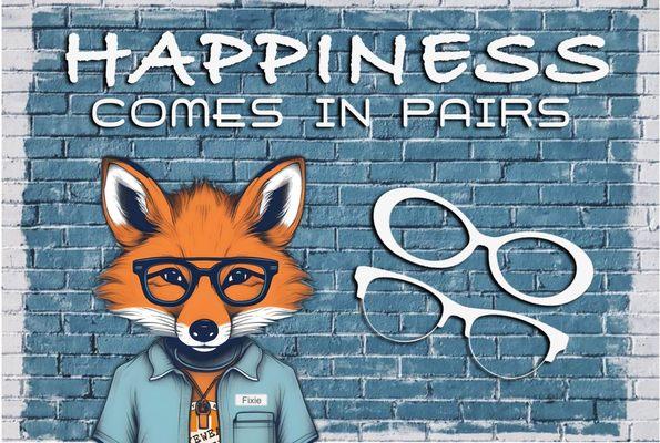 Eyewear Fix's Fixie Fox on happiness comes in pairs!