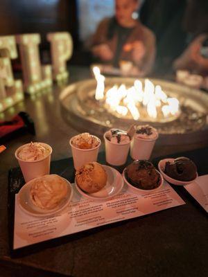 Hot chocolate and ice cream pairings (IG: @cafetash)