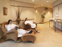 Spa waiting area