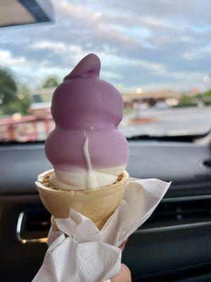 Berry Blast Cone! Seasonal! Reminds me of Magic Shell. Yummm.