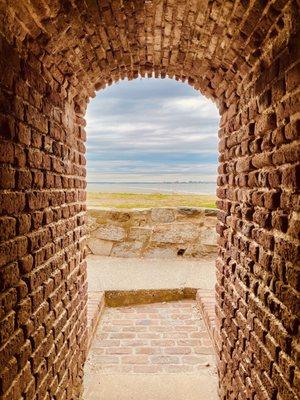 View from fort to sea