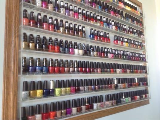 Wide range of colors. These are their OPI colors